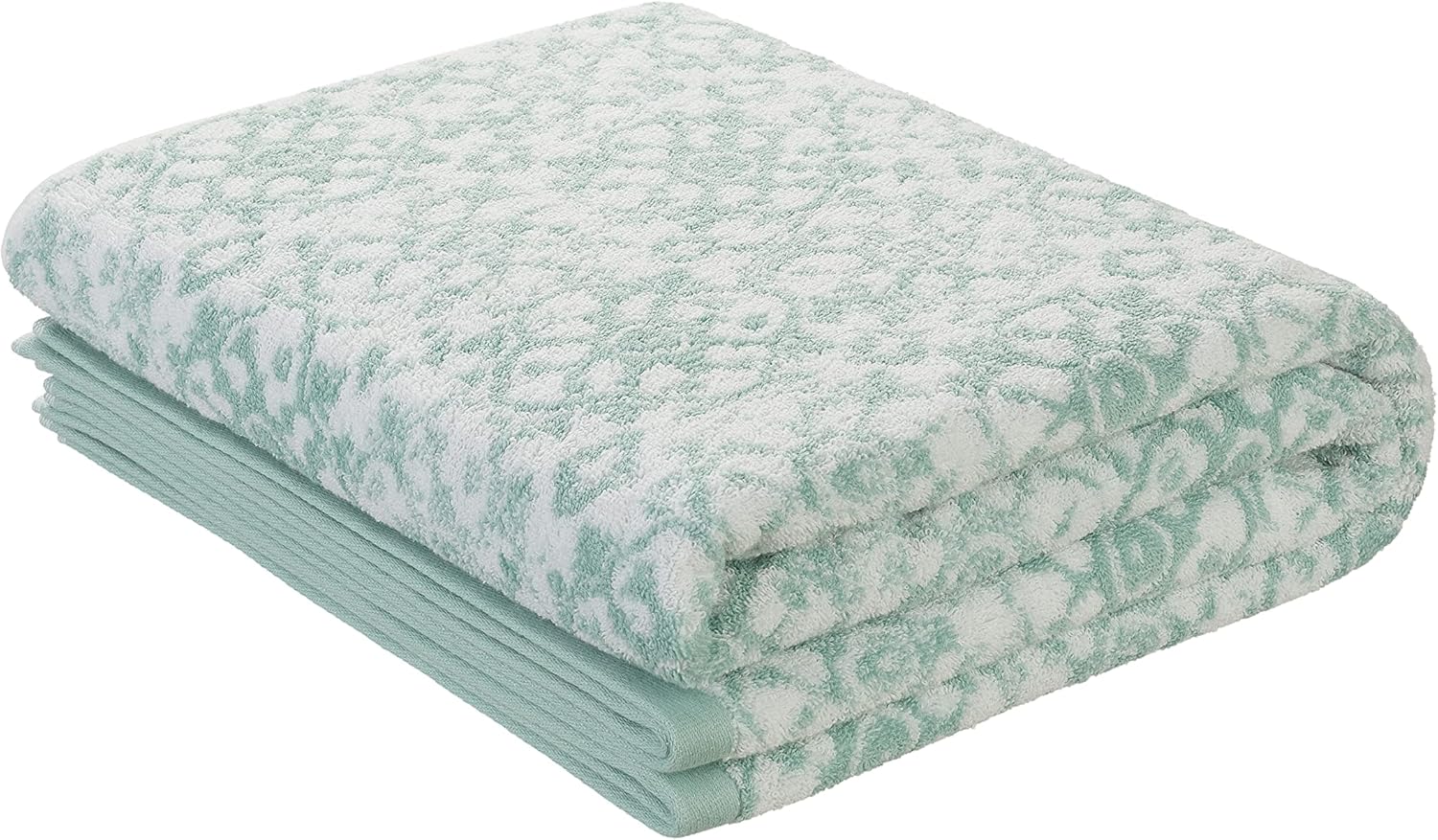 Jessica Simpson Juego de 4 toallas de baño  Aziza  Decoración de baño premium  Incluye 2 toallas de mano y 2 toallas de ducha  100% algodón y