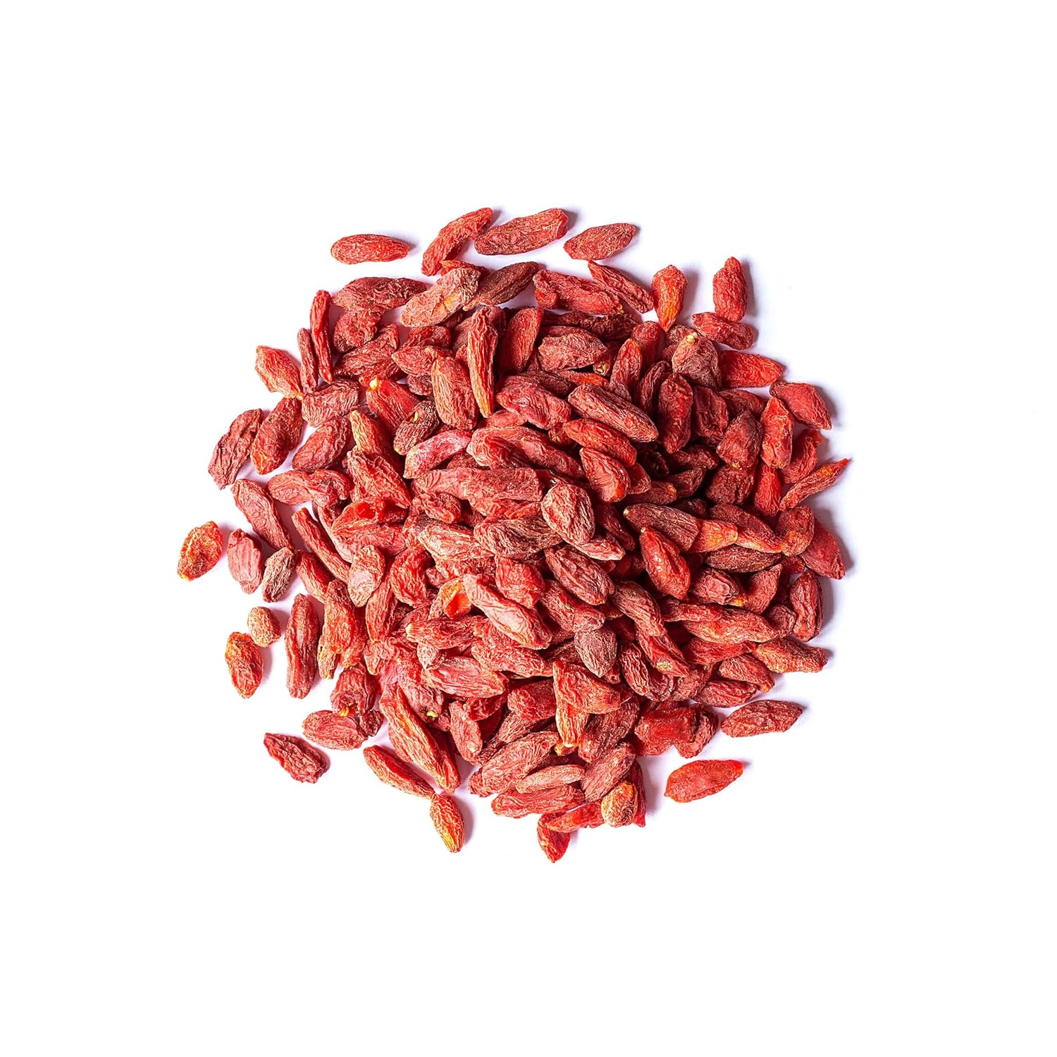 Bayas orgánicas de Goji, 8 onzas, sin OMG, secadas al sol, grandes y jugosas, sin azúcar, comida para sirt, vegana, a granel. Alto en hierro,