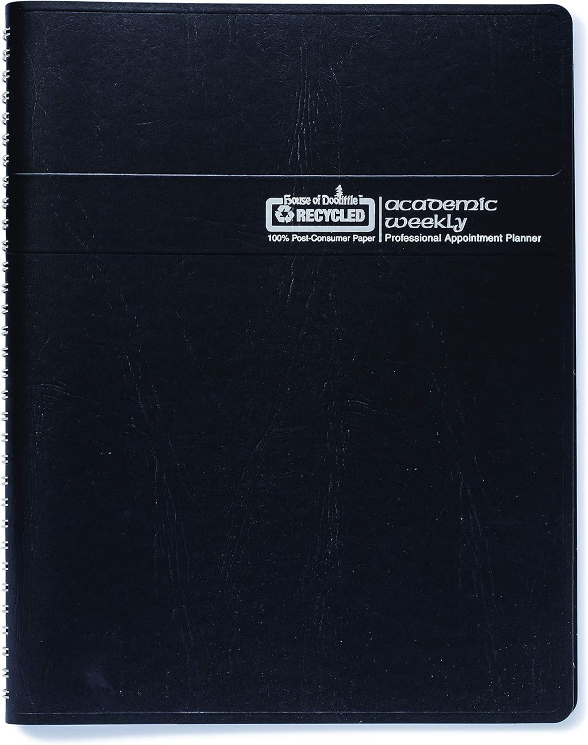 House of Doolittle Planificador semanal profesional, académico, negro, 8.5 x 11 pulgadas, agosto – julio (HOD257202-22)