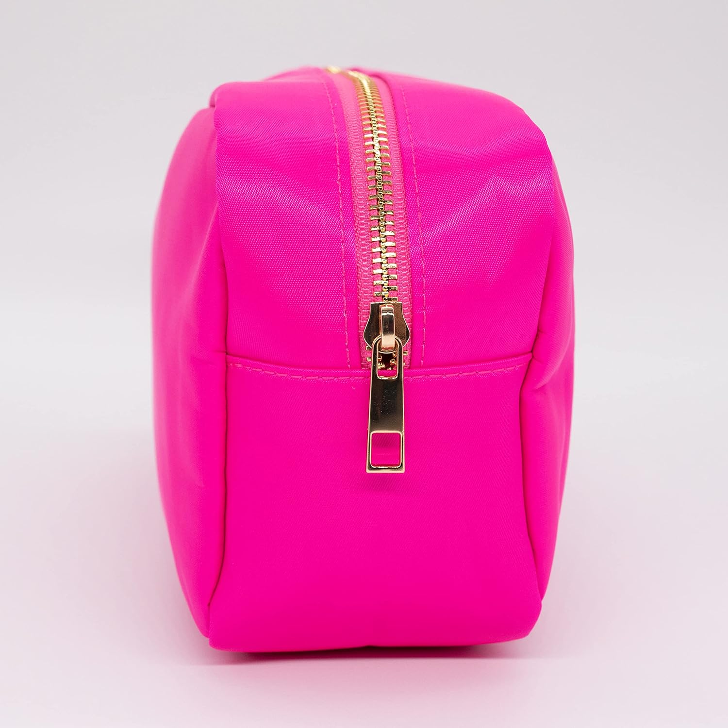 Phlox Collective Bolsa de maquillaje Bolsa de viaje Bolsa de aseo Organizador Cosméticos Preppy Bag Zipper Pouches Nylon Teddy Corduroy Travel