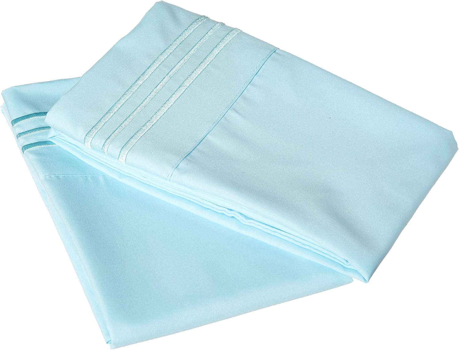Elegante juego de cómodas sábanas para cama de 1500 hilos resistente a arrugas y a la decoloración, calidad egipcia de lujo ultrasuave de 4 piezas,