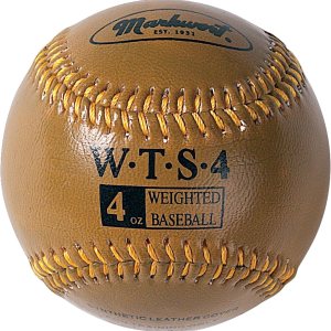 Markwort Béisbol con peso de cubierta sintética de 9 pulgadas Markwort Béisbol con peso de cubierta sintética de 9 pulgadas