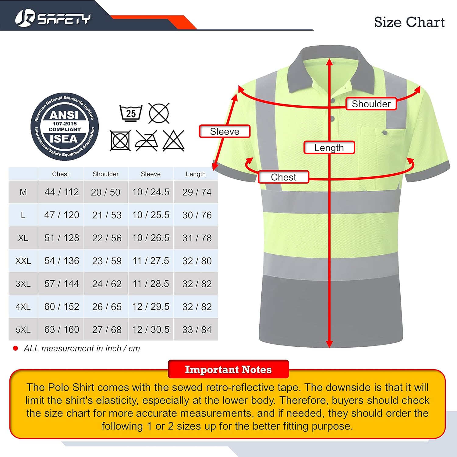 JKSafety Paquete de 3 polos de seguridad de alta visibilidad para el trabajo diario, construcción para hombres y mujeres, polos de construcción de