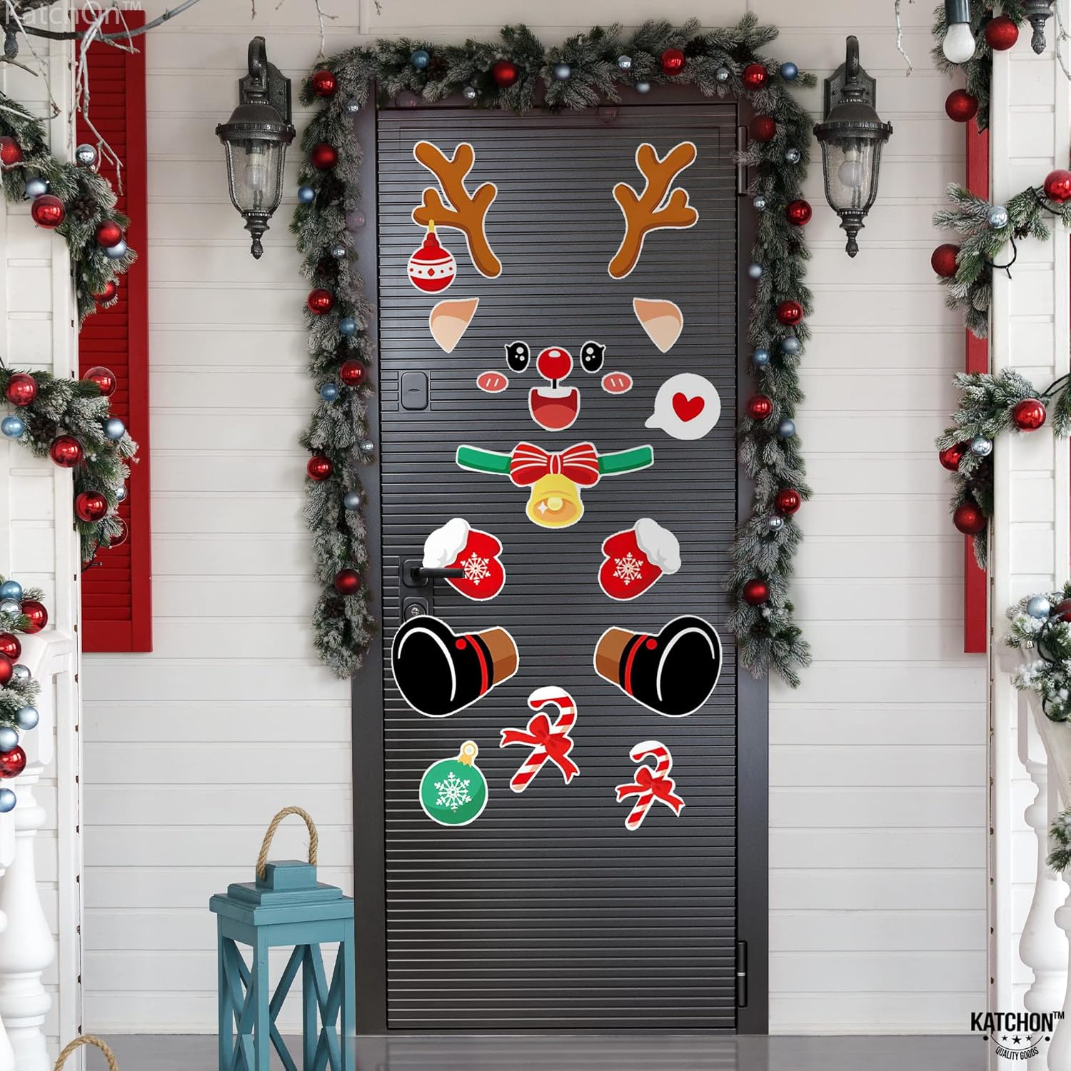 KatchOn, Imán de Navidad extra grande para nevera  36 pulgadas  Imanes de Navidad de renos para decoración de Navidad  Imanes de nevera de Navidad,