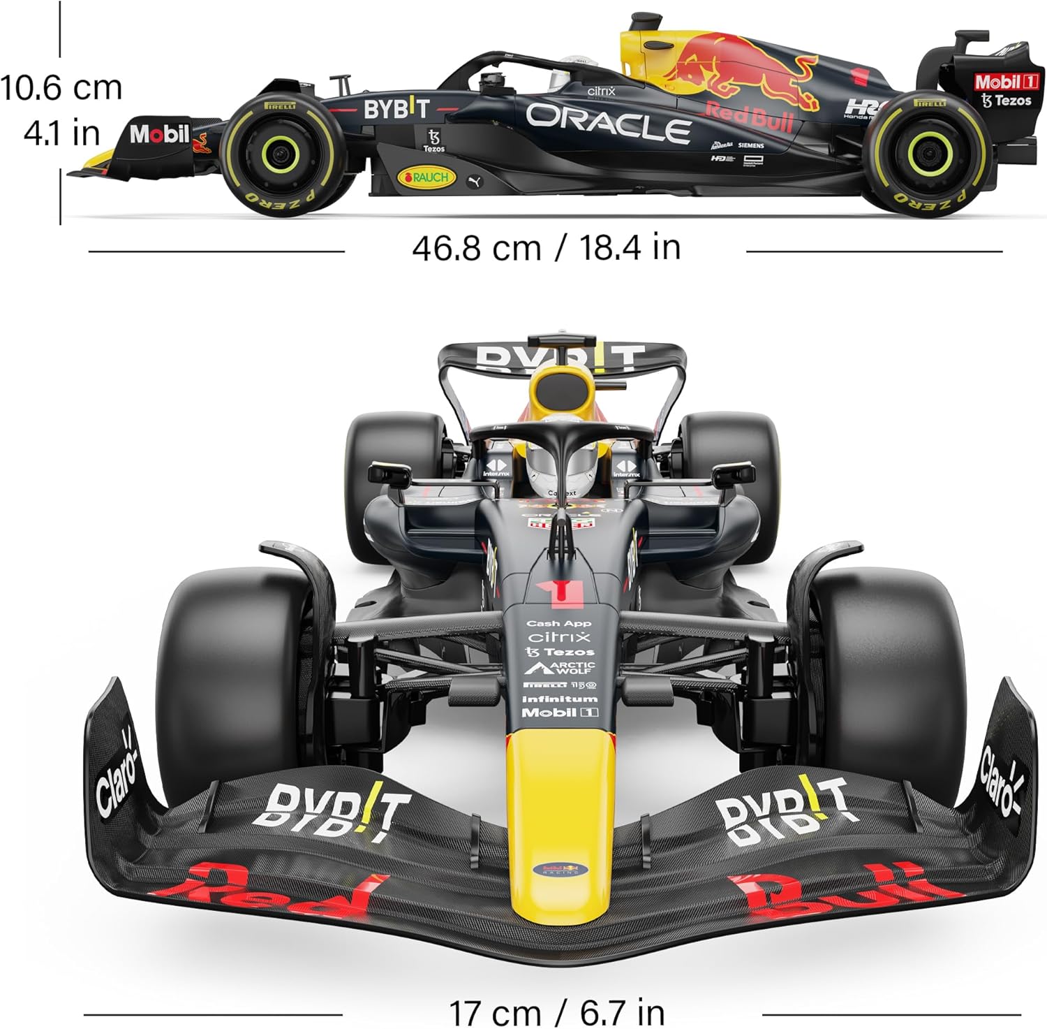 Auténtico auto con licencia 112 F1 RedBull Rb18 de control remoto para automóvil – Serie de autos RC de la colección F1 para niños y adultos – Auto