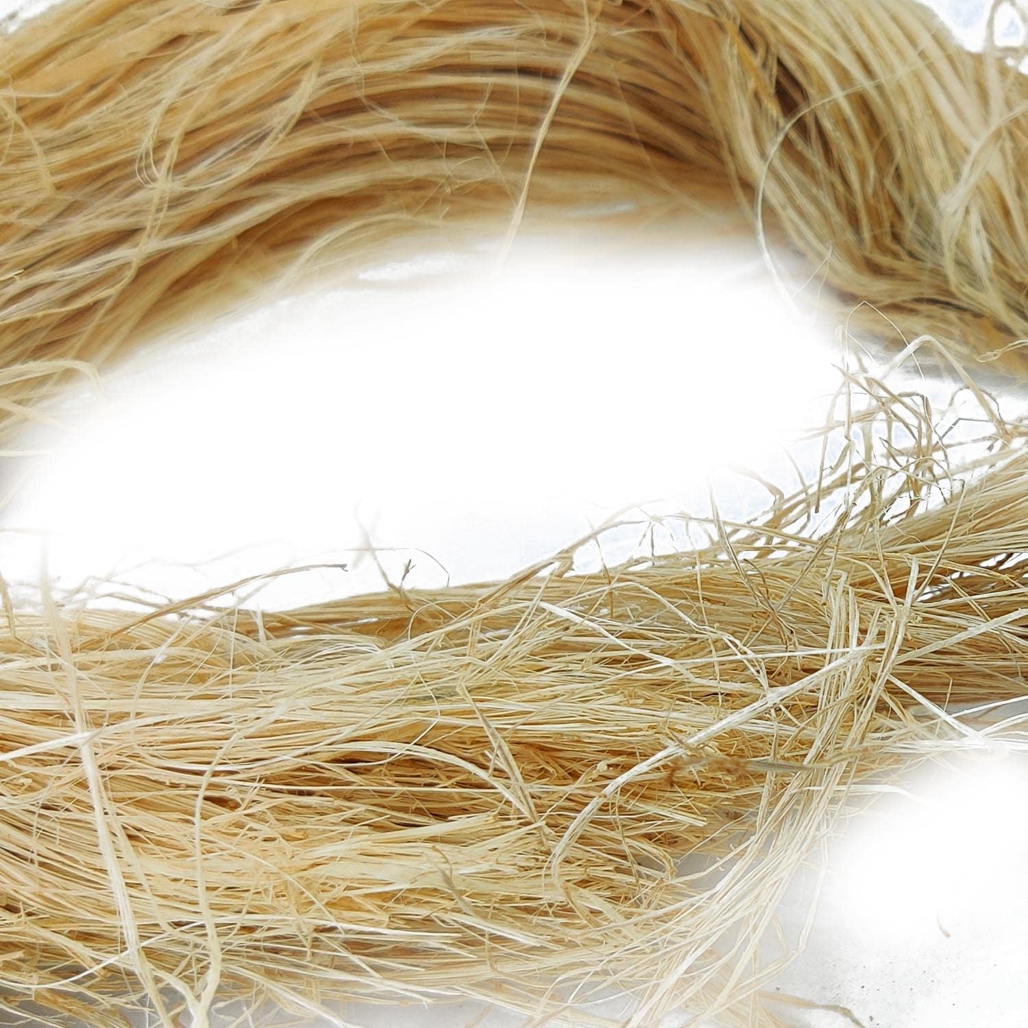 Aumni Crafts Materia prima de fibra de plátano natural (8.75 onzas8.82oz) para hacer telas artesanales, tapetes utilitarios, embalaje multiusos,