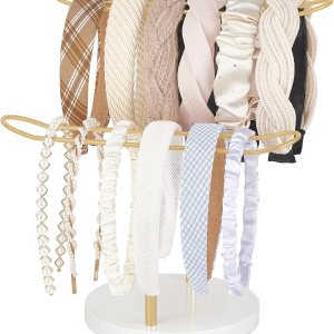 Dahey Organizador de diadema de metal de 2 niveles para el cabello, soporte de exhibición, organizador de diadema, cuerdas para el cabello, Dahey Organizador de diadema de metal de 2 niveles para el cabello, soporte de exhibición, organizador de diadema, cuerdas para el cabello,