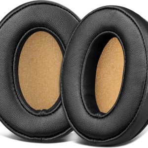 SOULWIT Almohadillas de repuesto de piel de cordero para auriculares Sennheiser Momentum 2.0 (M2)HD1 inalámbricos sobre  alrededor de los oídos, SOULWIT Almohadillas de repuesto de piel de cordero para auriculares Sennheiser Momentum 2.0 (M2)HD1 inalámbricos sobre  alrededor de los oídos,