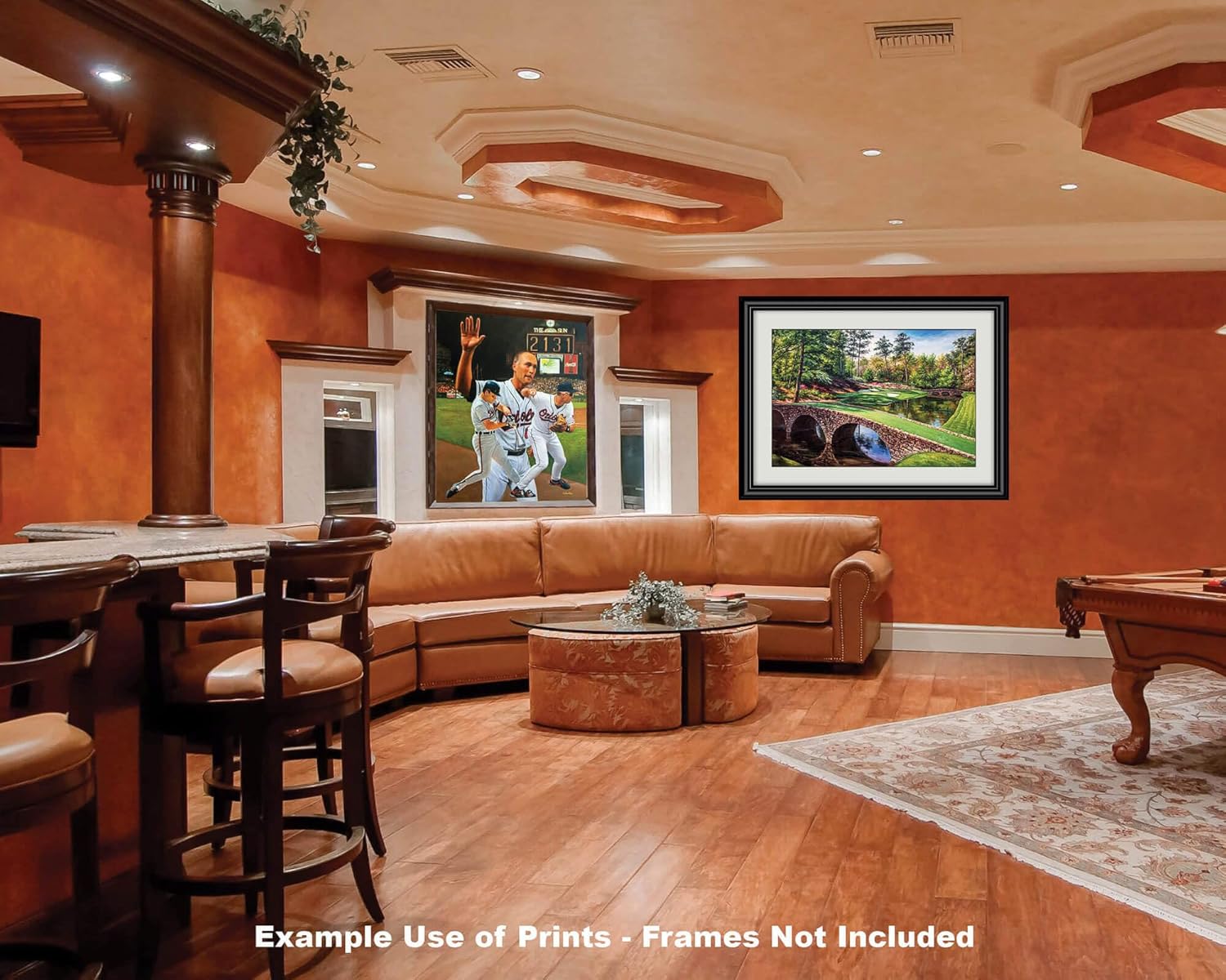 Cal Ripken Jr 3rd Base Short Stop Baltimore Orioles MLB Baseball Player HOF Hall of Fame Art Print 2AM3 on 24×30 matte paper