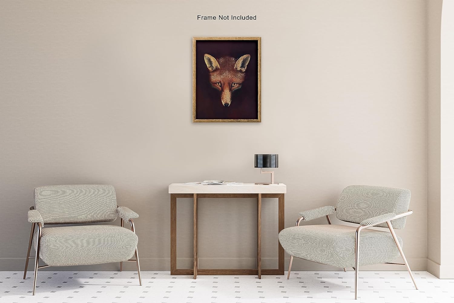 Poster Master Póster vintage de zorro, impresión retro de Renard the Fox, arte de retrato de zorro, gran regalo para hombres, mujeres, amantes de