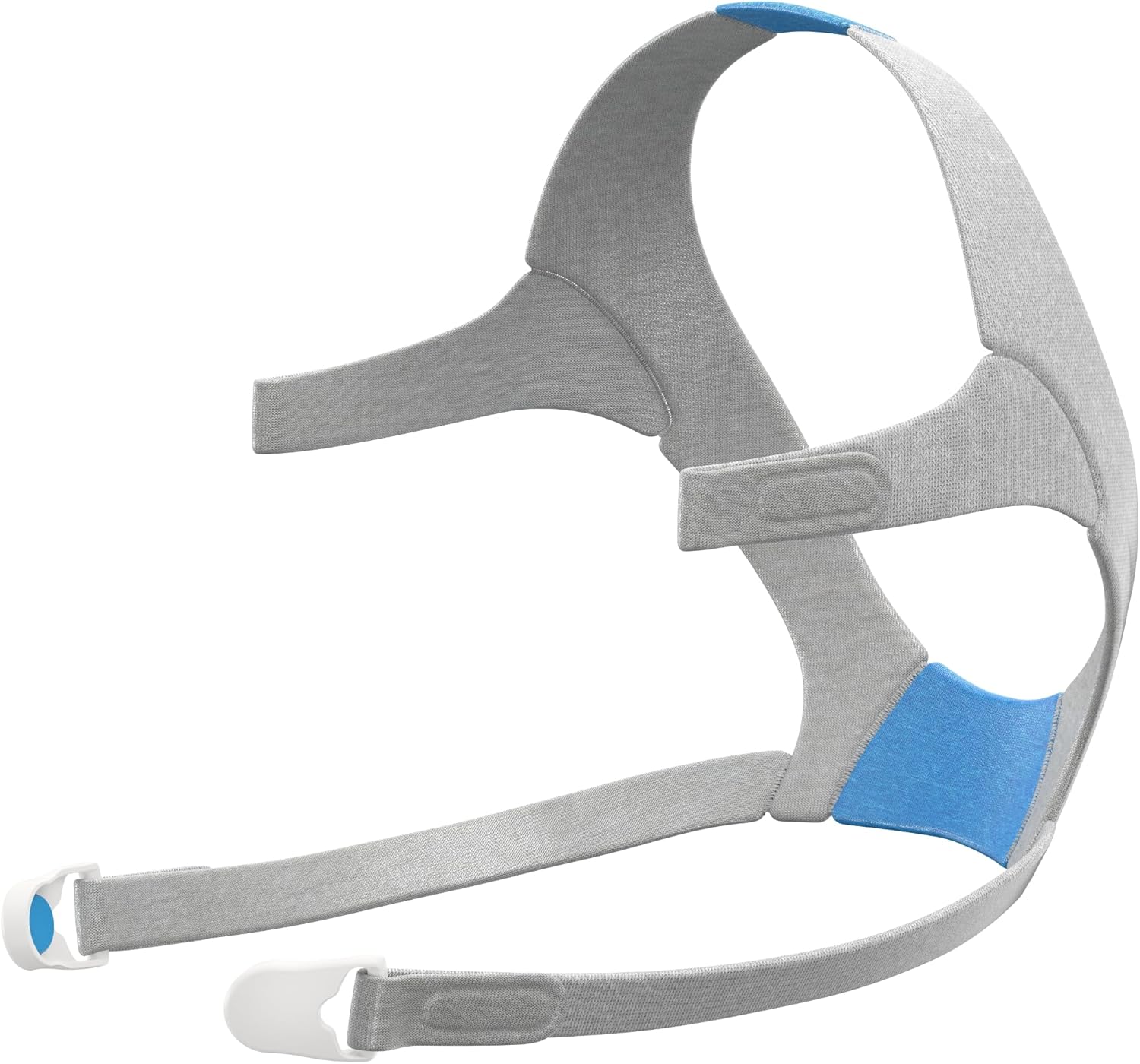 ResMed AirFitAirTouch F20 – Protector de cabeza de repuesto de cara completa, medianoestándar, azul