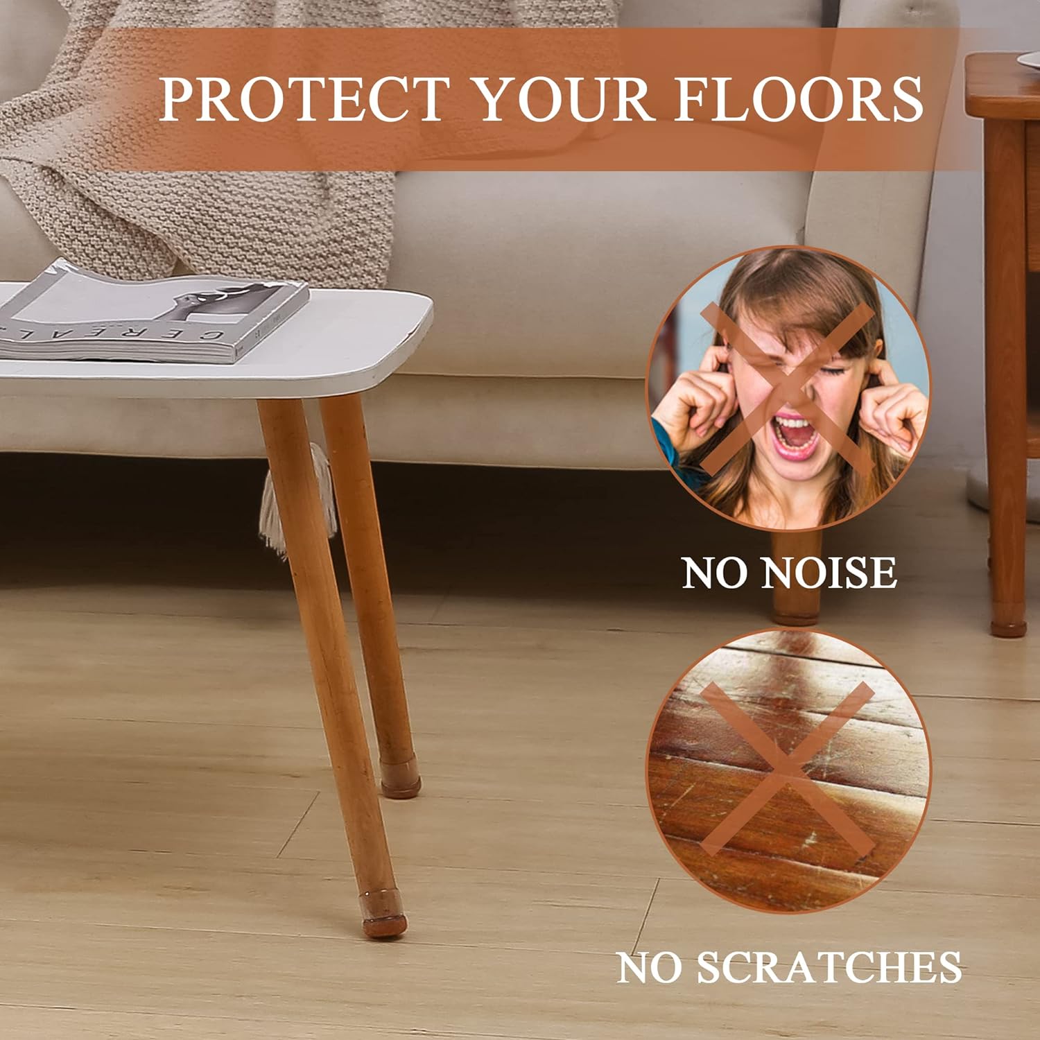 16 tapas pequeñas de silicona para patas de silla de 1 14 pulgadas, almohadillas de muebles para suelos de madera dura, protectores de suelo para