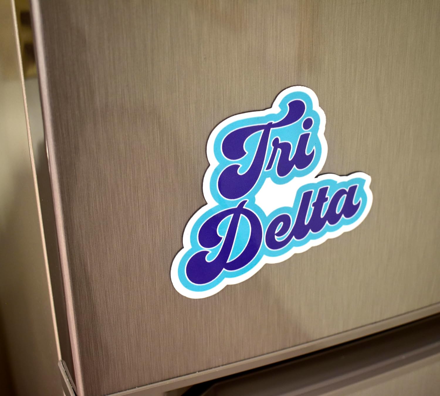 Alpha Delta Pi – Juego de 2 imanes extraíbles para coche, sin residuos, para todas las condiciones meteorológicas, para niñas y estudiantes