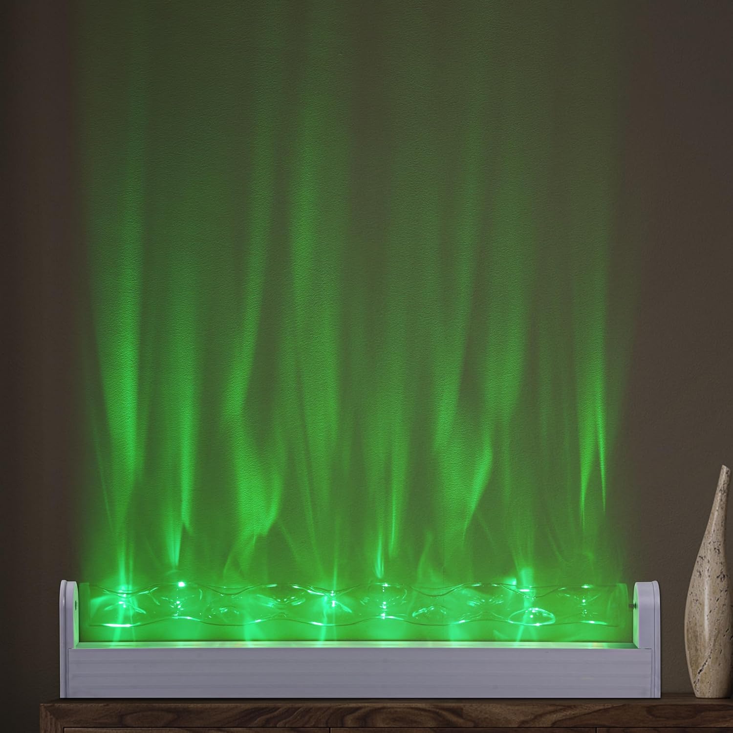 Lámpara de proyector de luces RGB de ondas oceánicas, iluminación ambiental LED Knetic Aurora para decoración de pared, iluminación ambiental fresca