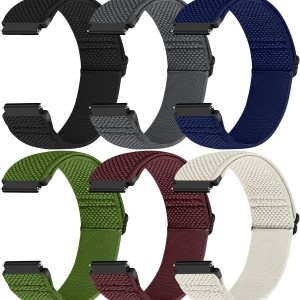Runostrich Correa de reloj de nailon de liberación rápida 0.709 in, 0.748 in, 0.787 in, 0.866 in, correas elásticas ajustables de repuesto de Runostrich Correa de reloj de nailon de liberación rápida 0.709 in, 0.748 in, 0.787 in, 0.866 in, correas elásticas ajustables de repuesto de