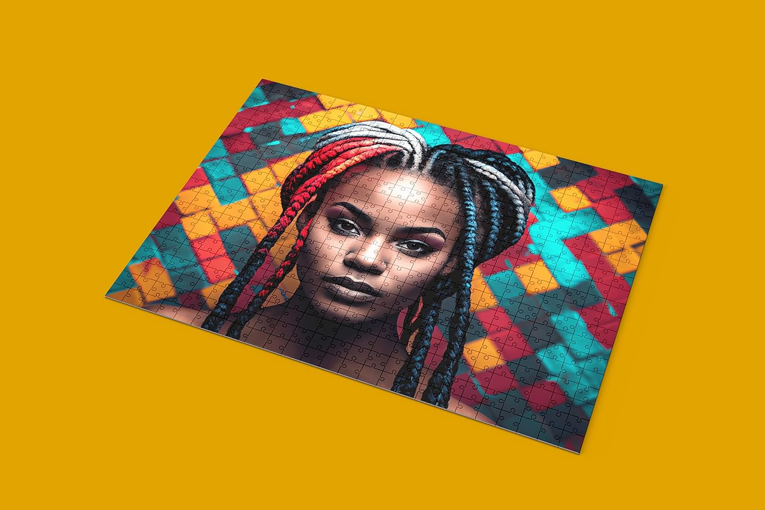Africa Jigsaw Puzzle Adventure 1000 piezas LewisRenee Masterpiece, arte afroamericano atractivo para adultos, potenciador de poder cerebral y