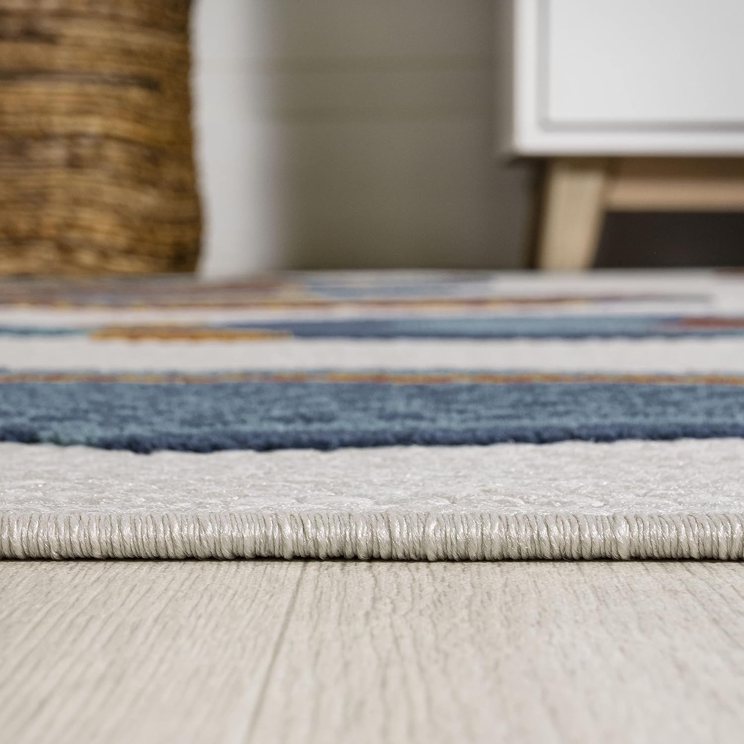 JONATHAN Y AMC114A-3 Algarve – Alfombra moderna para interiores y exteriores, estilo náutico, costero, casual, fácil limpieza, dormitorio, cocina,