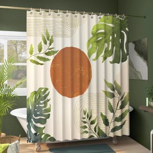 EOSAHR Cortinas de ducha bohemias para decoración de baño, juego de cortinas de baño de granja para accesorios modernos de decoración del hogar de EOSAHR Cortinas de ducha bohemias para decoración de baño, juego de cortinas de baño de granja para accesorios modernos de decoración del hogar de