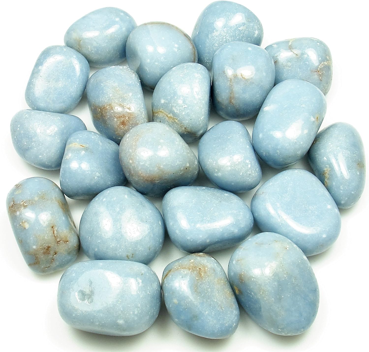 (1) ANGELITE – Cristal con tarjeta de descripción 1 y 18 pulgadas a 1 y 14 pulgadas de largo, por 78 pulgadas a 1 y 18 pulgadas de ancho (LG)