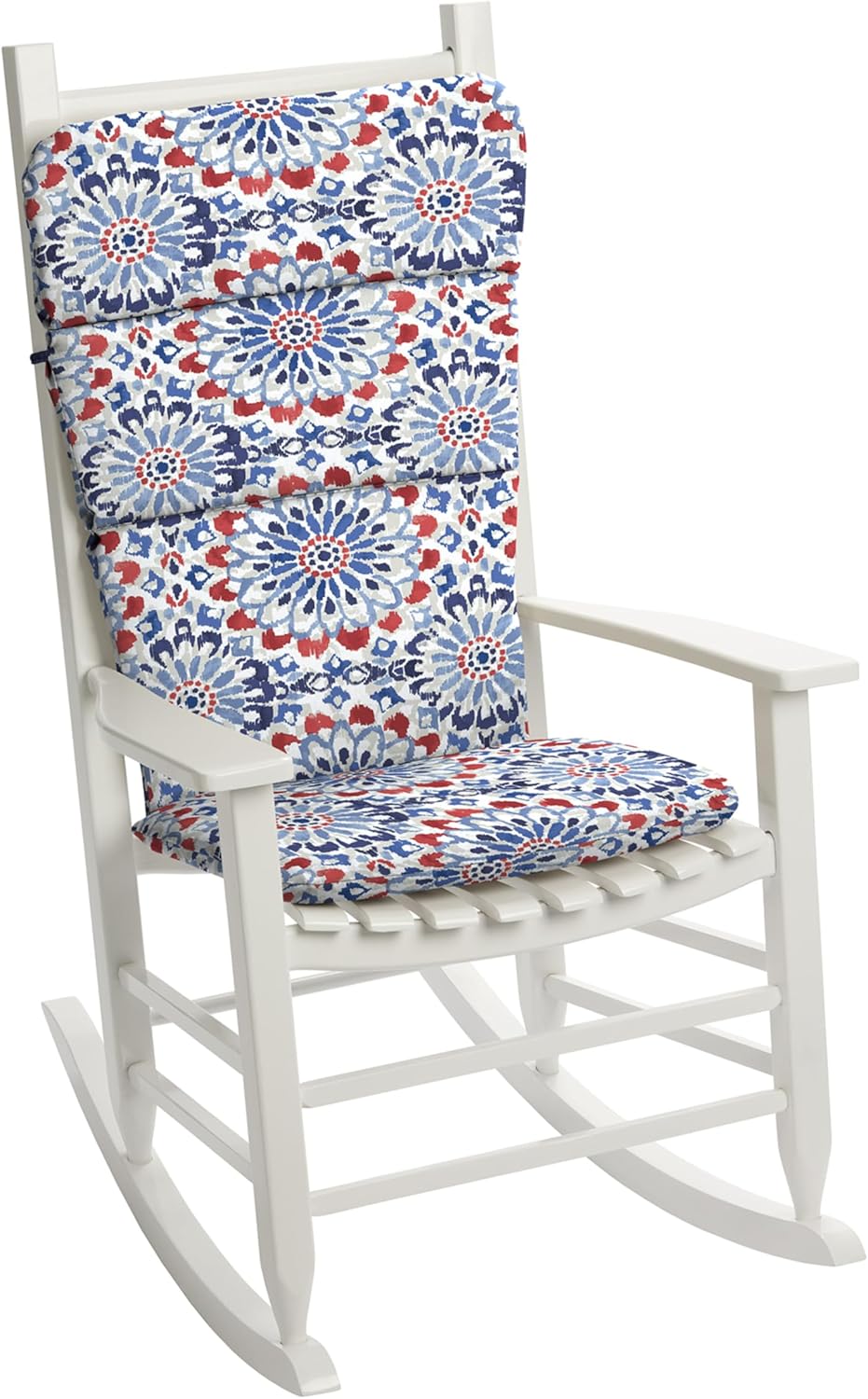 Arden Selections Outdoor Adirondack Cushion, 20 x 17, Water Repellent, Fade Resistant, for Adirondack or Rocking chairs 17 x 20, Clark Blue