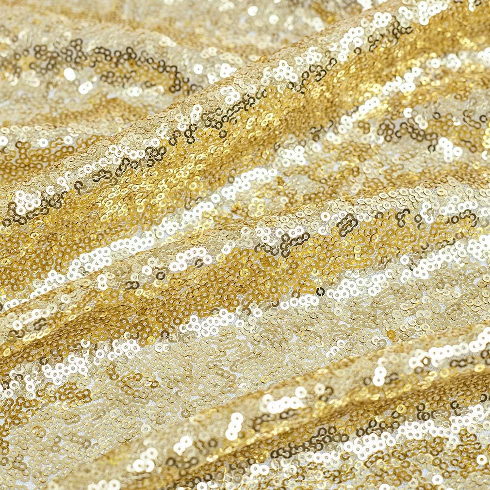 Hahuho Mantel de lentejuelas con brillantina, para decoración de despedida de soltera, cumpleaños, boda, postres, banquetes