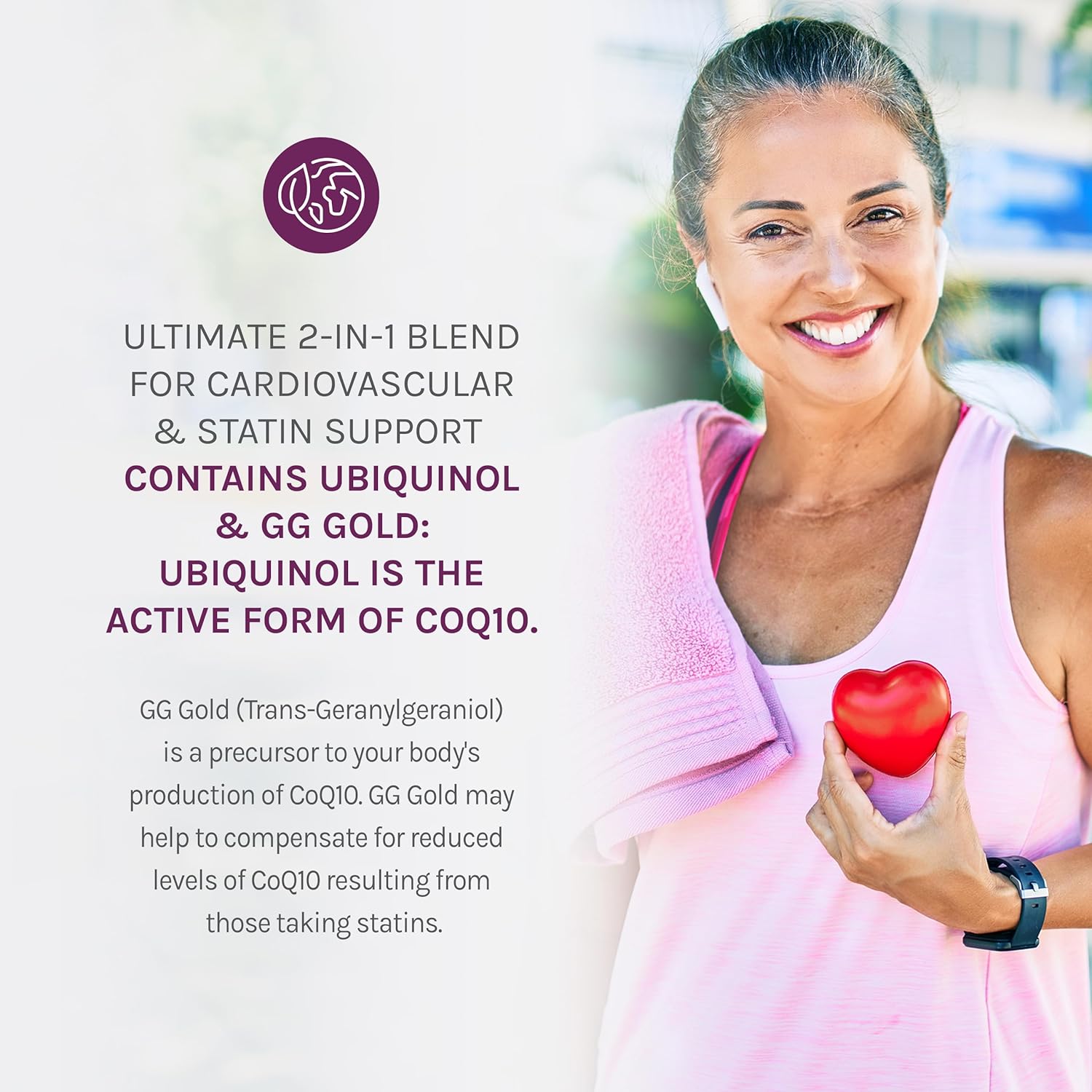 Reserveage Ubiquinol CoQ10 Stat – Cápsulas blandas de ubiquinol para uso diario – Proporciona apoyo para el sistema cardiovascular, niveles de