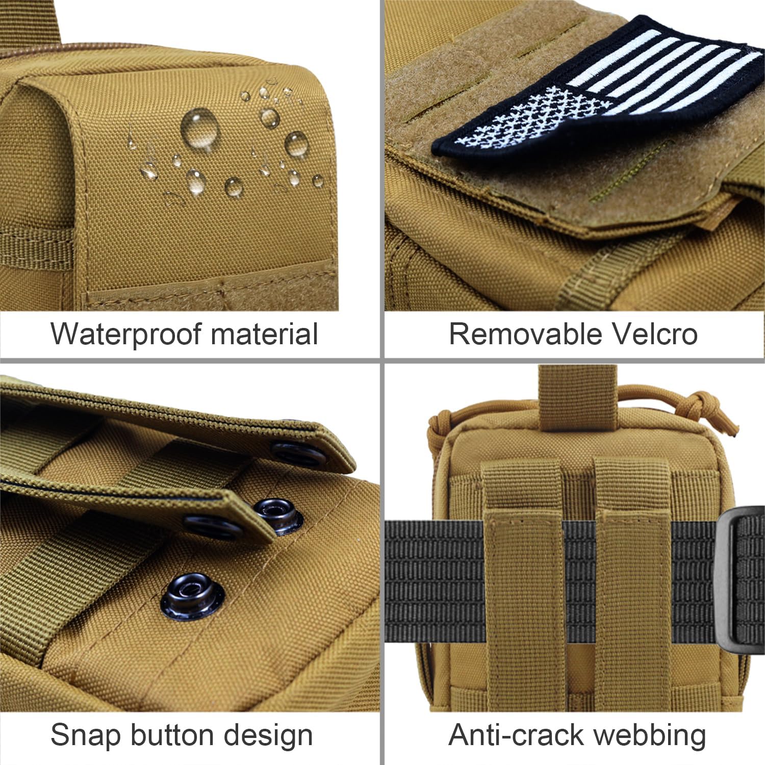Bolsa táctica chaleco táctico Molle bolsa táctica teléfono celular bolsa multi EDC cintura bolsa