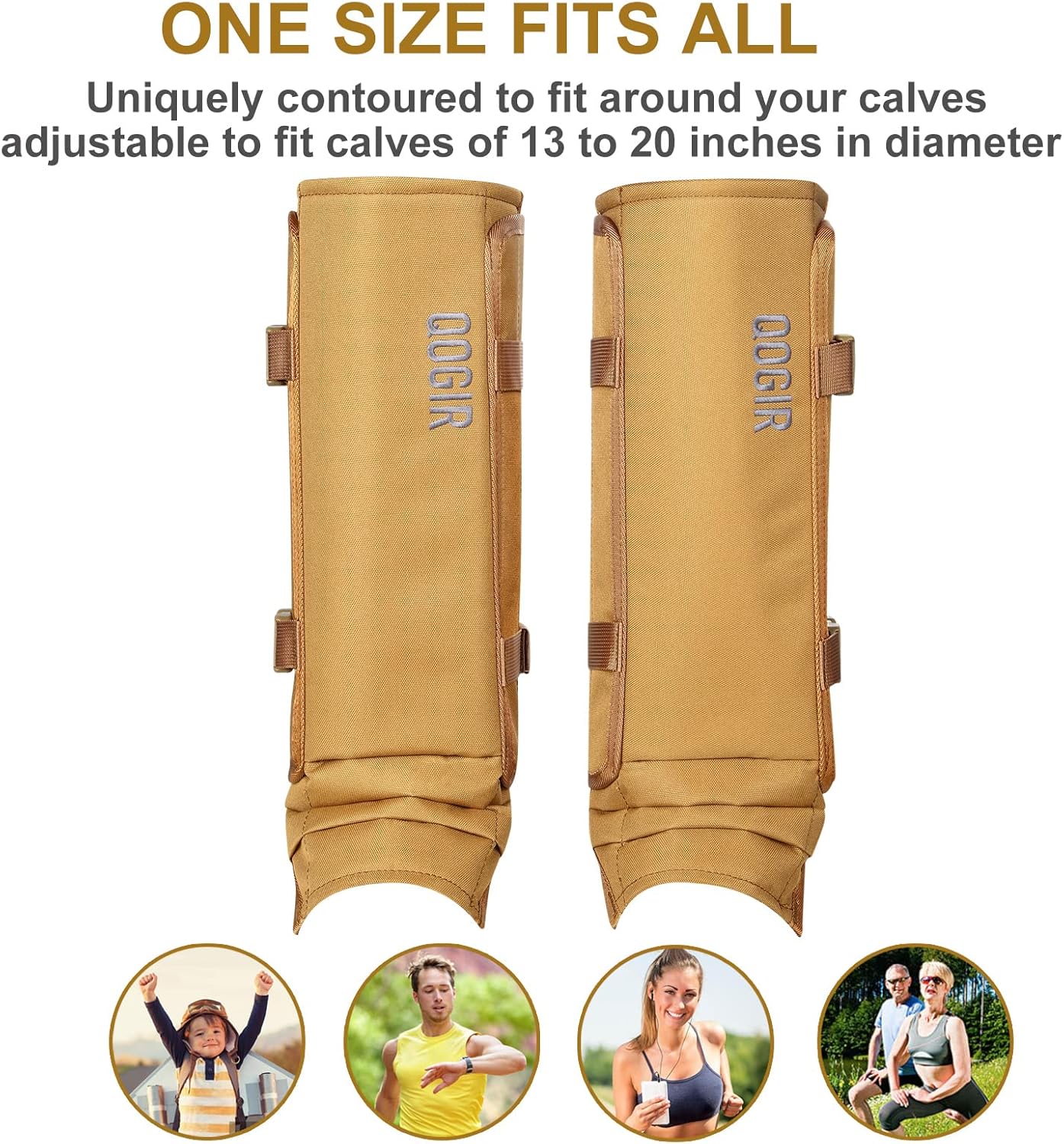 QOGIR Polainas de serpiente para cazar protectores de serpiente duraderos, polainas de polaina de serpiente para hombres y mujeres, protección