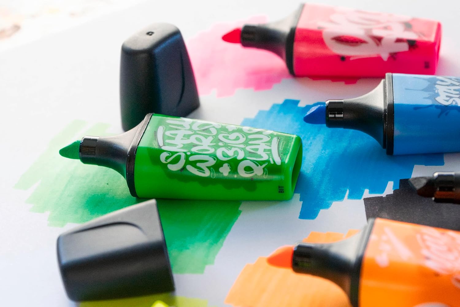 STABILO Resaltador BOSS MINI de Snooze One – Paquete de 10 – Verde
