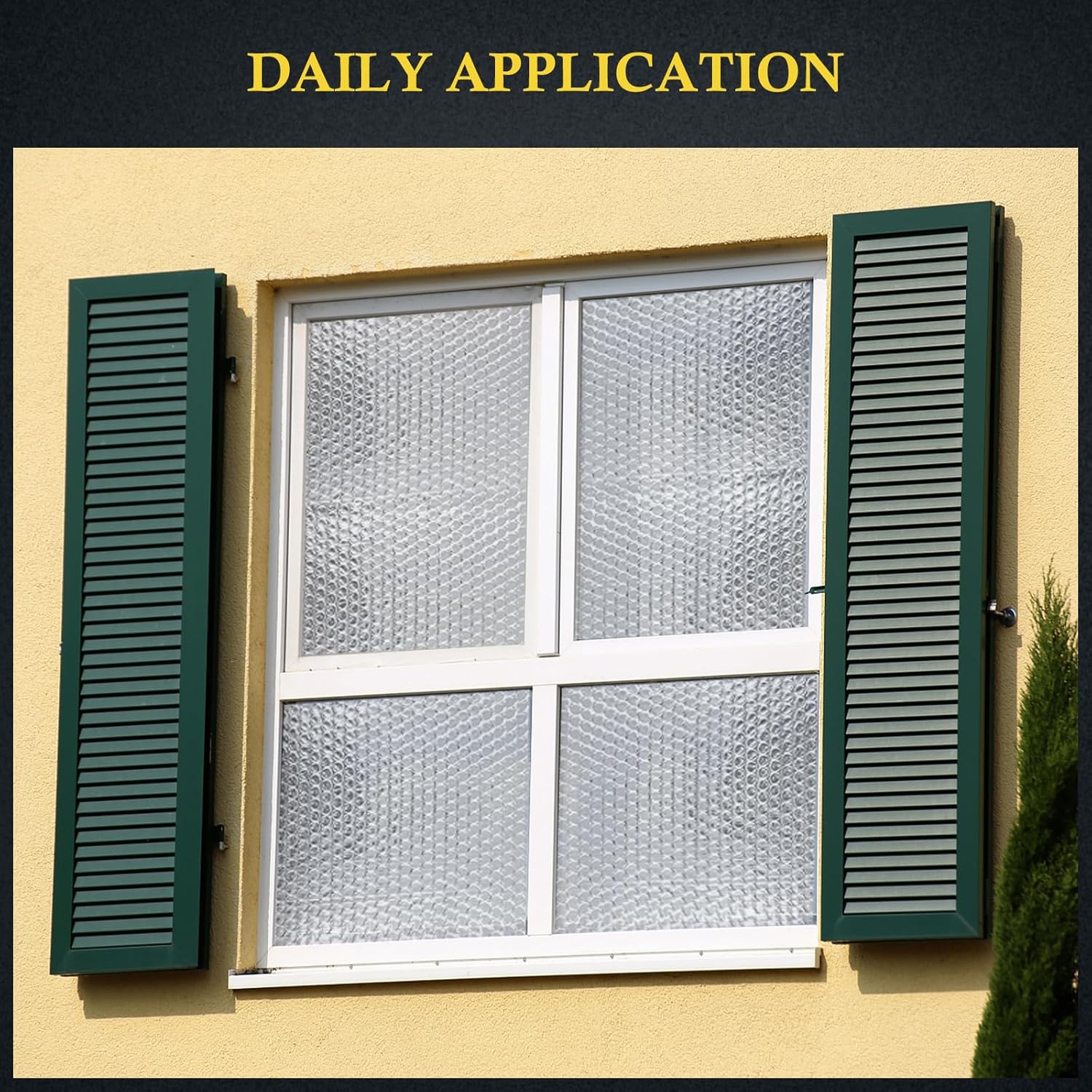 fowong Lámina reflectante de doble cara de papel de aluminio con protección contra el calor, 48 pulgadas x 10 pies, tablero aislante de ventana de
