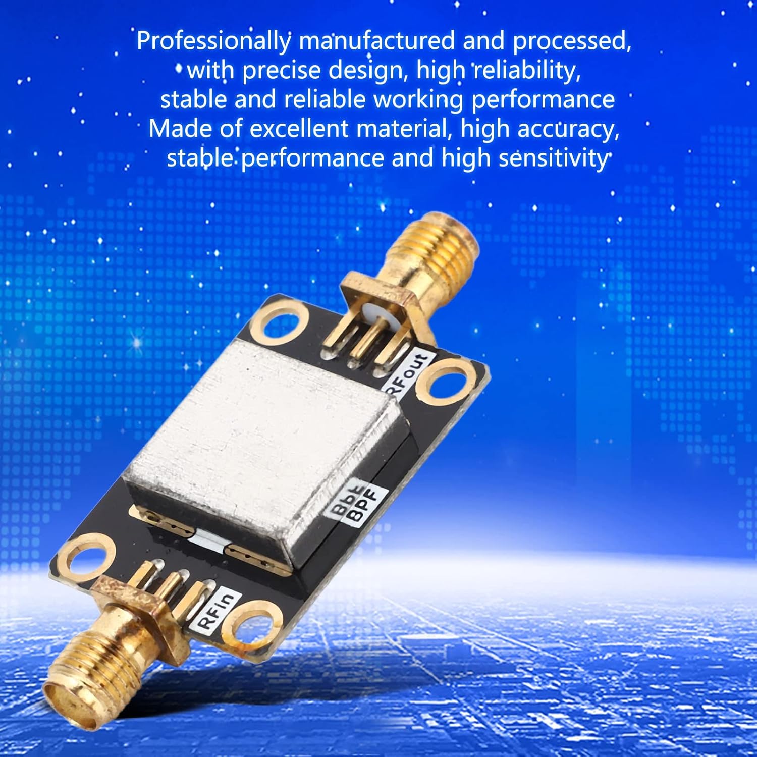 2.4G 2450MHz filtro de paso de banda WiFi anti interferencia filtro de banda estrecha SMA módulo de filtro de paso de banda