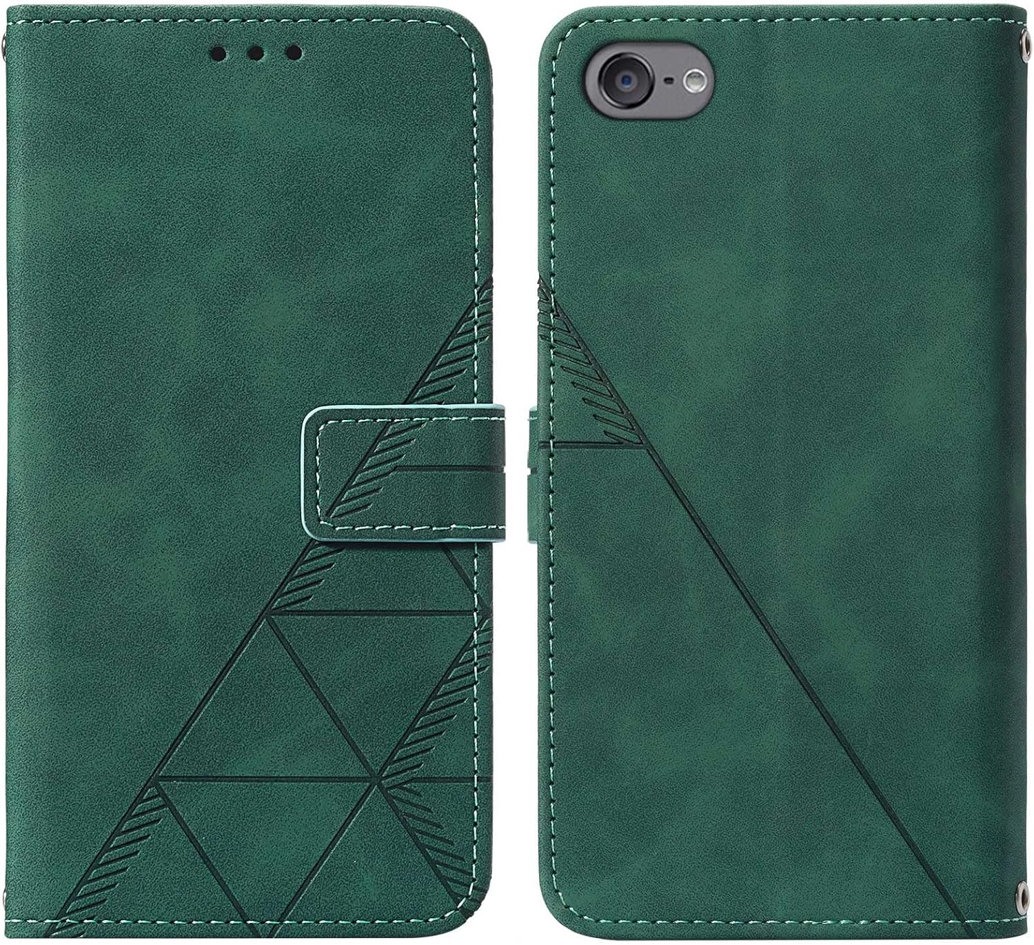 Funda para iPod Touch 7, funda para iPod Touch 6, funda Touch 5, cartera de piel sintética, tarjetero magnético, función atril, a prueba de golpes,