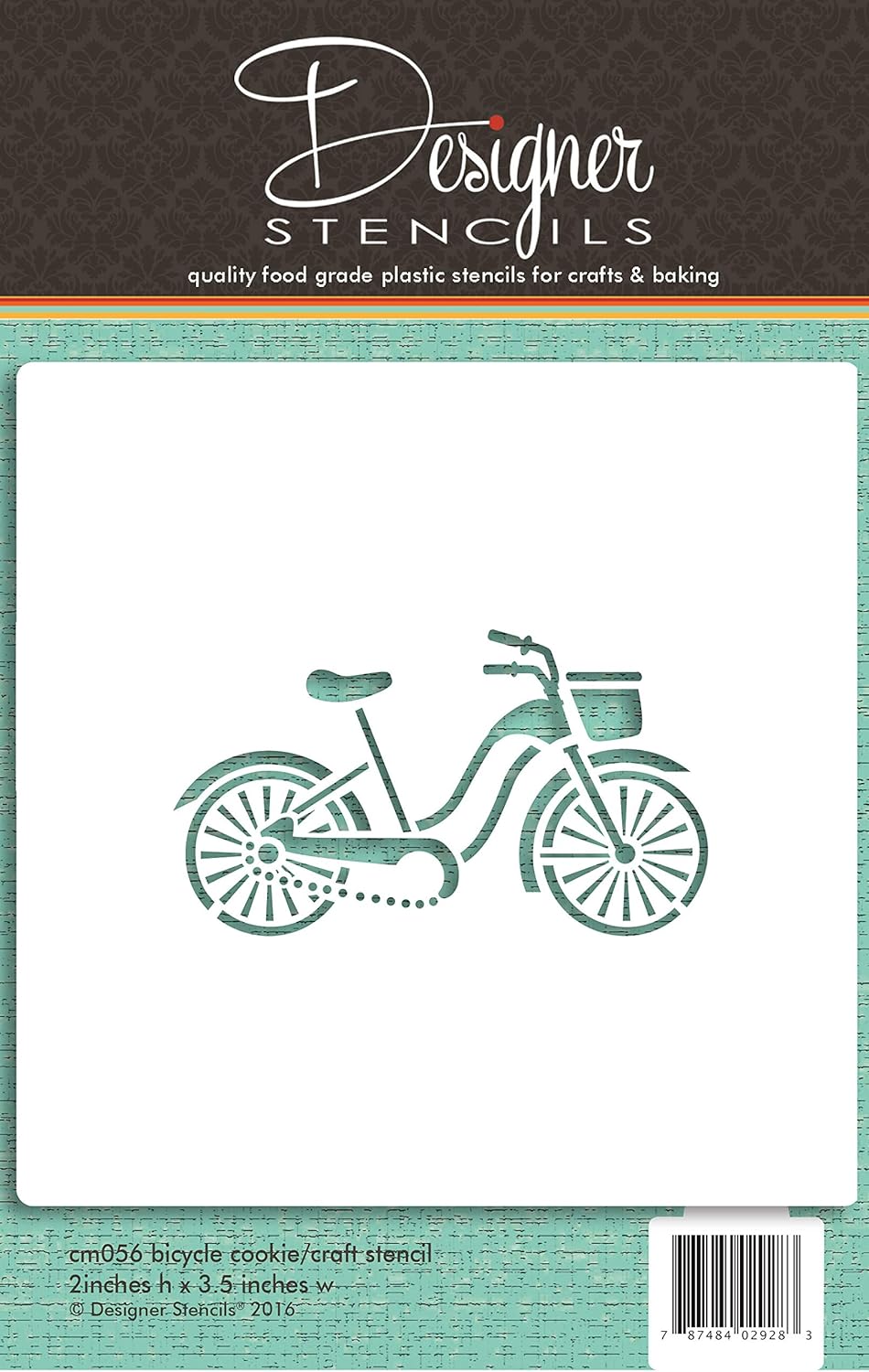 Plantilla de galletas y manualidades para bicicleta de Designer Stencils