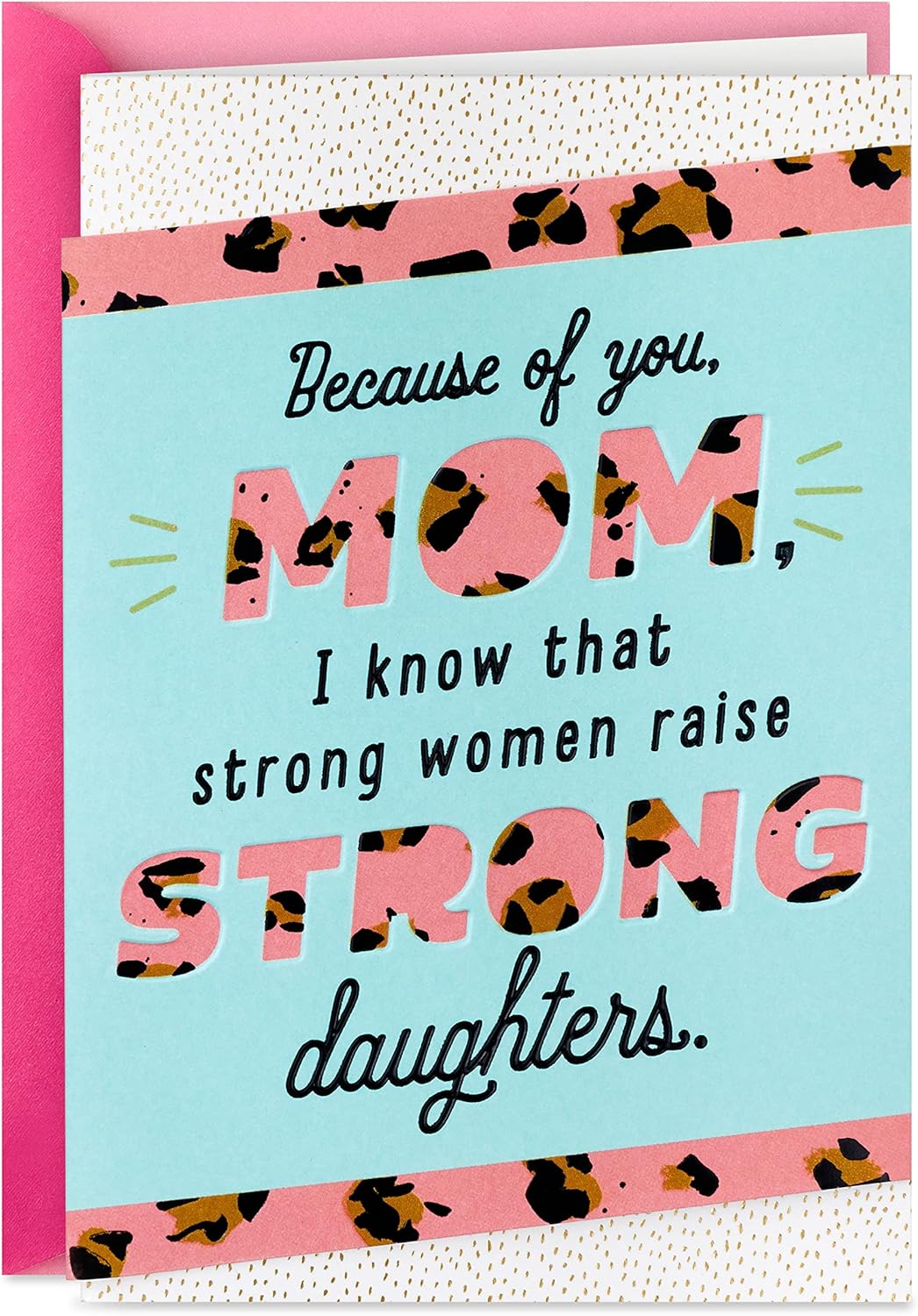 Hallmark Tarjeta de cumpleaños para mamá de hija (mujeres fuertes)
