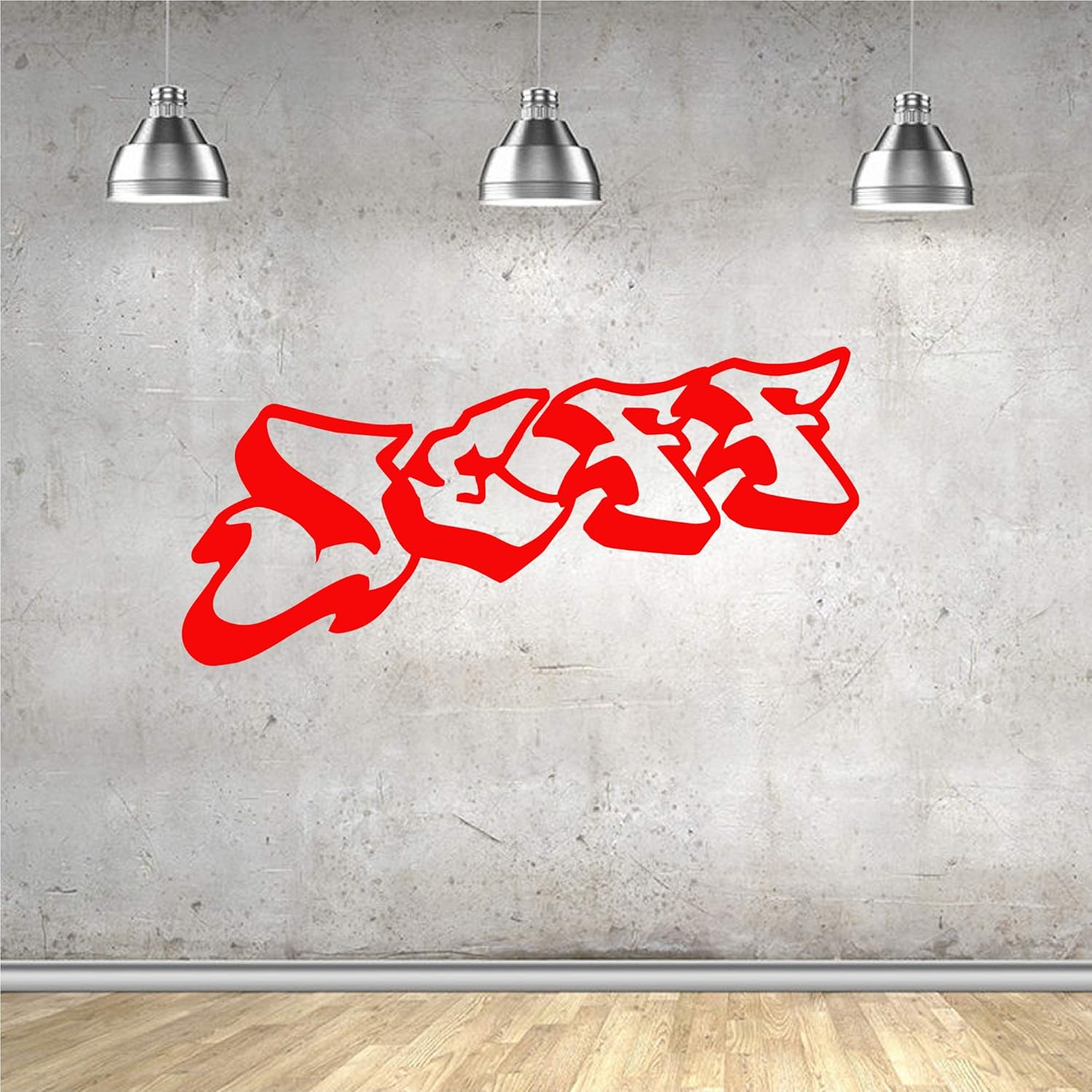 Graffiti – Adhesivo decorativo para pared, calcomanía de pared personalizada, calcomanía de nombre para pared, calcomanía de pared con nombre