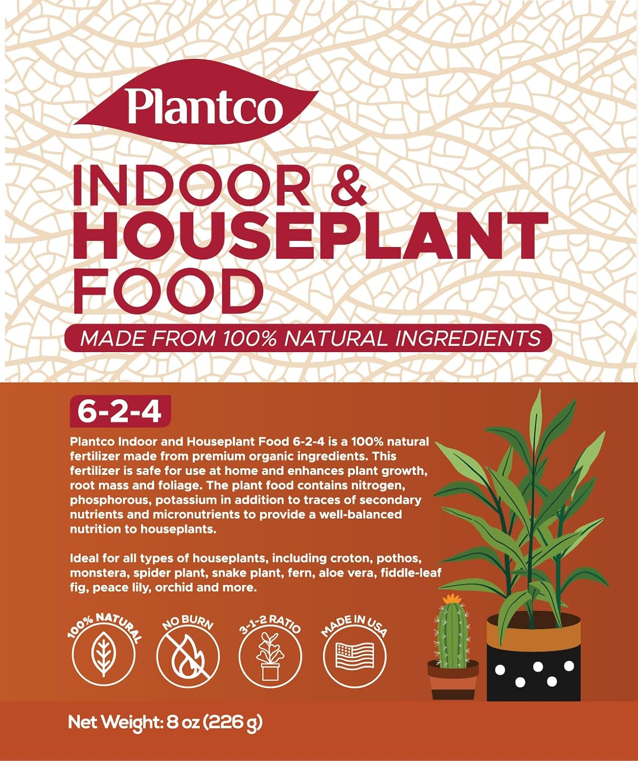 Fertilizante para plantas de interior y plantas de interior ( libra)  Gránulos de fertilizante 100% natural para plantas en macetas  Fertilizante