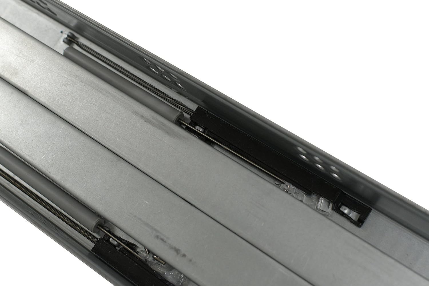 Silverline SFUS – Armario de extensión completa de 18 pulgadas con cierre suave y 6 pares de disparadores de zinc