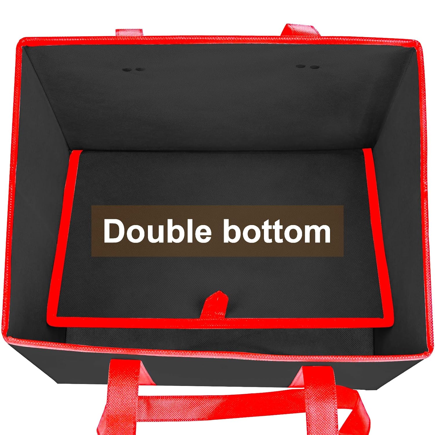 musbus Paquete de 5 bolsas de comestibles reutilizables plegables a granel con asas reforzadas, bolsas de compras para comestibles, cocina grande