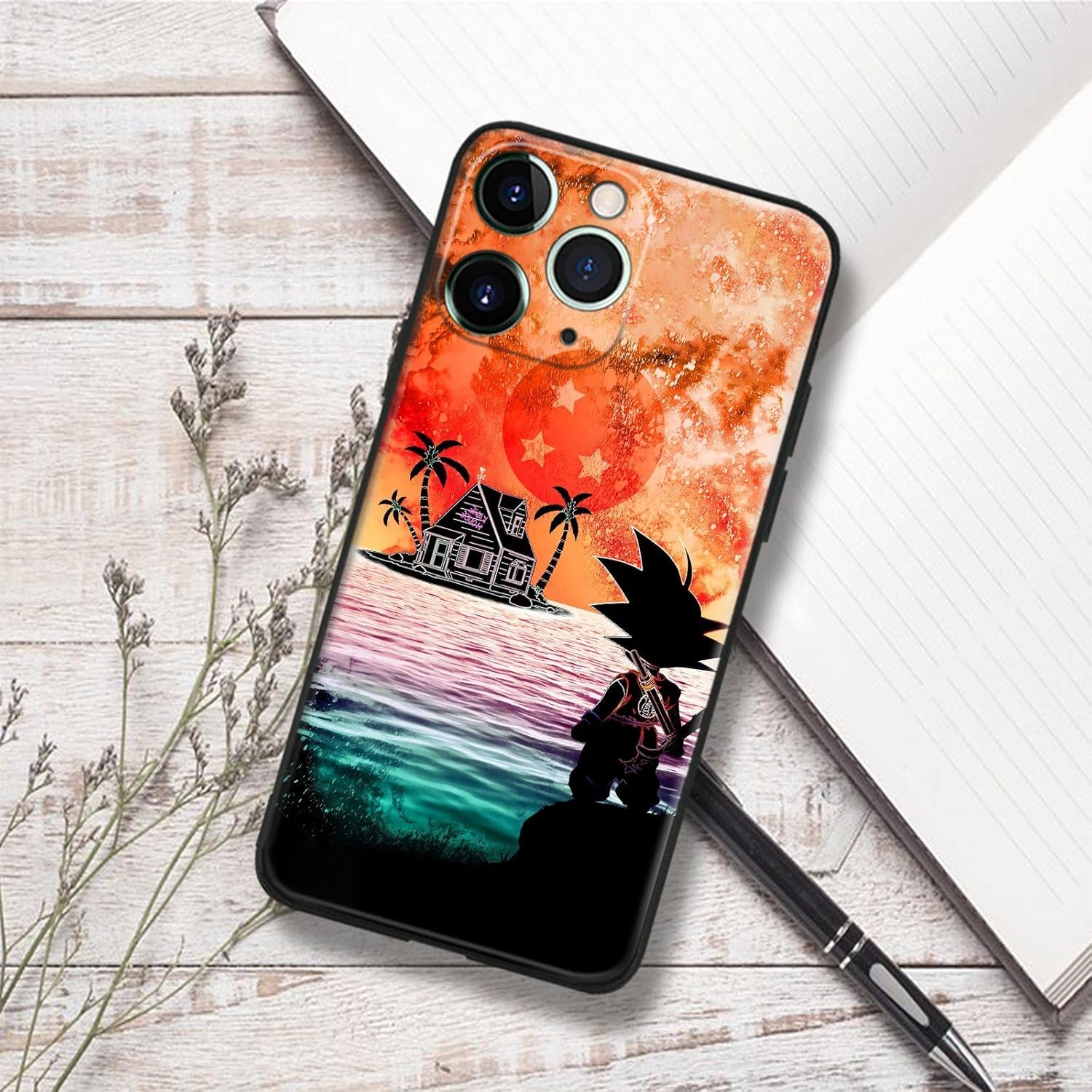 Funda protectora para teléfono de anime japonés, diseño de manga, anti-caída, a prueba de golpes, funda Kame House para iPhone 14