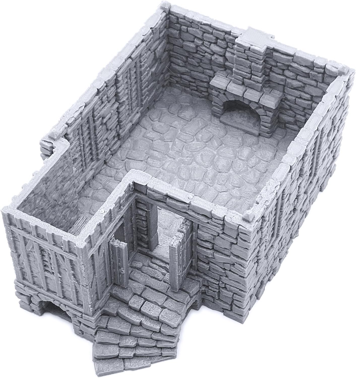 Barlyway Cottage – Terreno DND compatible con Dungeons and Dragons, Warhammer 40k, 1.102 in Wargaming miniatura, juegos de rol de mesa, escenario de