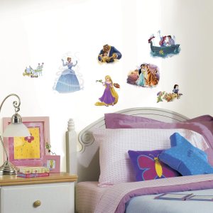 RoomMates RMK3278SCS Disney Princess Dream – Calcomanías de pared grandes para despegar y pegar, azul, verde, naranja RoomMates RMK3278SCS Disney Princess Dream – Calcomanías de pared grandes para despegar y pegar, azul, verde, naranja