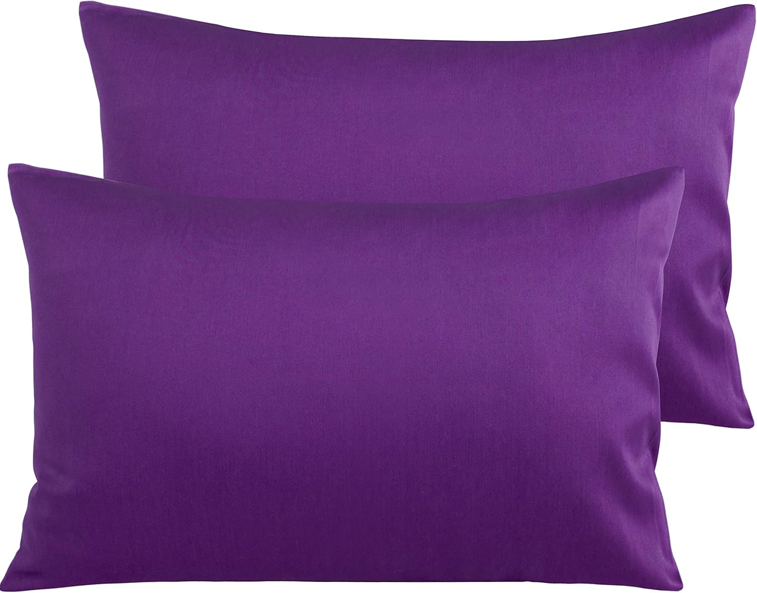 NTBAY funda de almohada de algodón, muy suave y transpirable con cierre de sobre