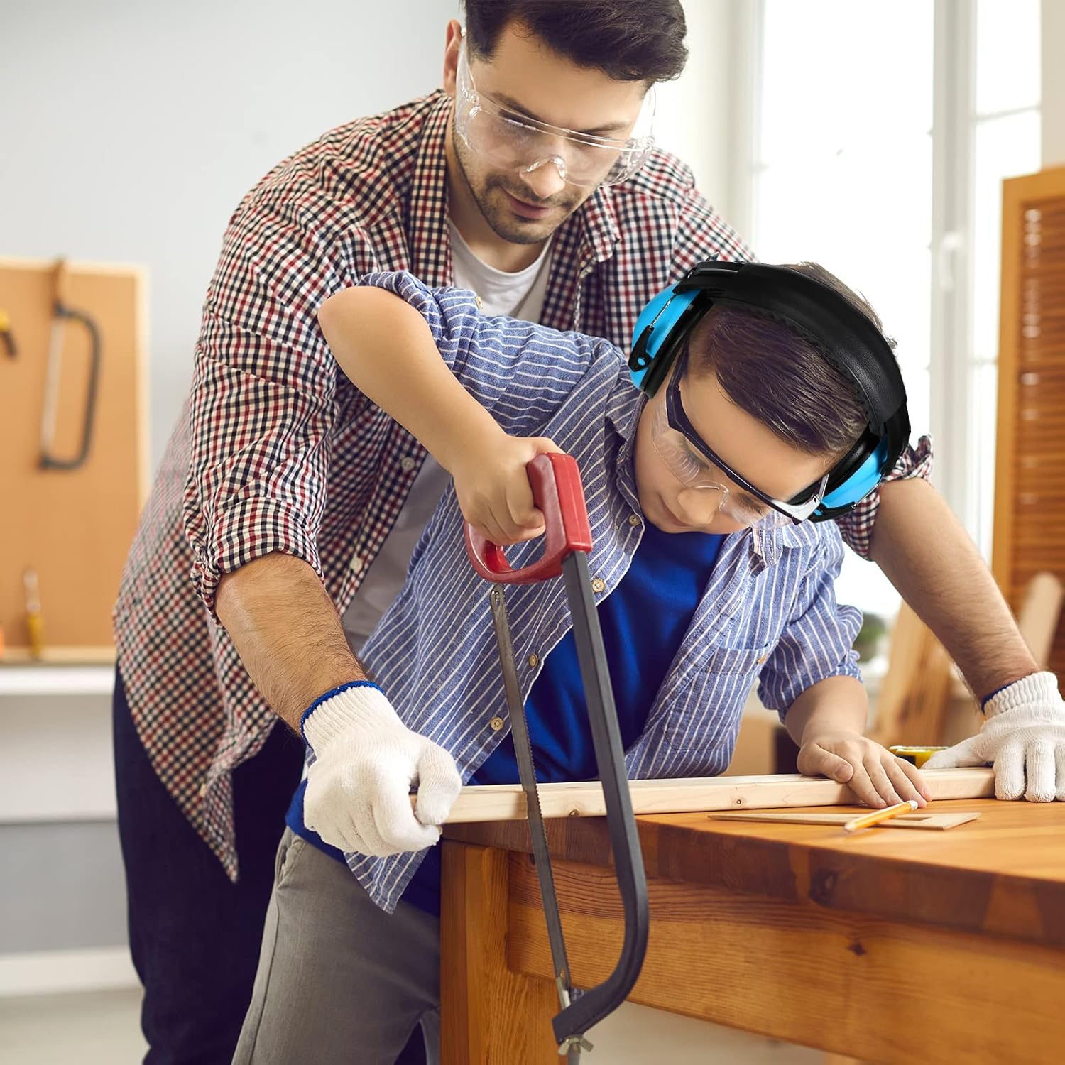 Paquete de 3 auriculares con reducción de ruido para niños, orejeras de protección auditiva para autismo, niños pequeños, orejeras de 27 db