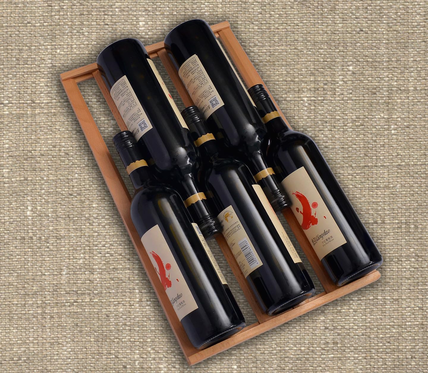 Enfriador de vino de 15 pulgadas debajo del mostrador, refrigerador de vino integrado de 33 botellas, puerta de vidrio debajo del gabinete, acero