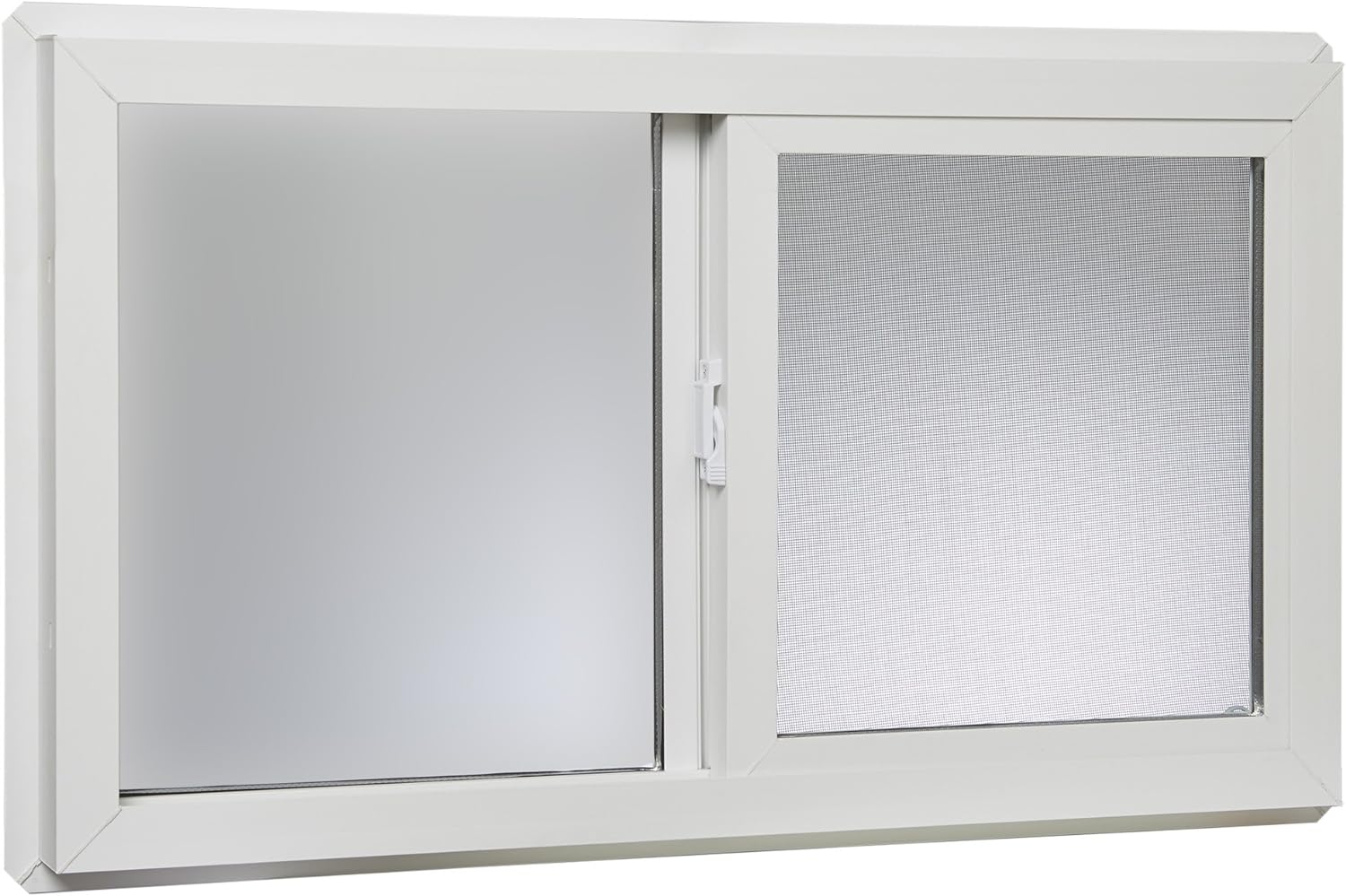 VBSI3218PR Ventana deslizante de vinilo para sótano, 32 “x 18”, blanco