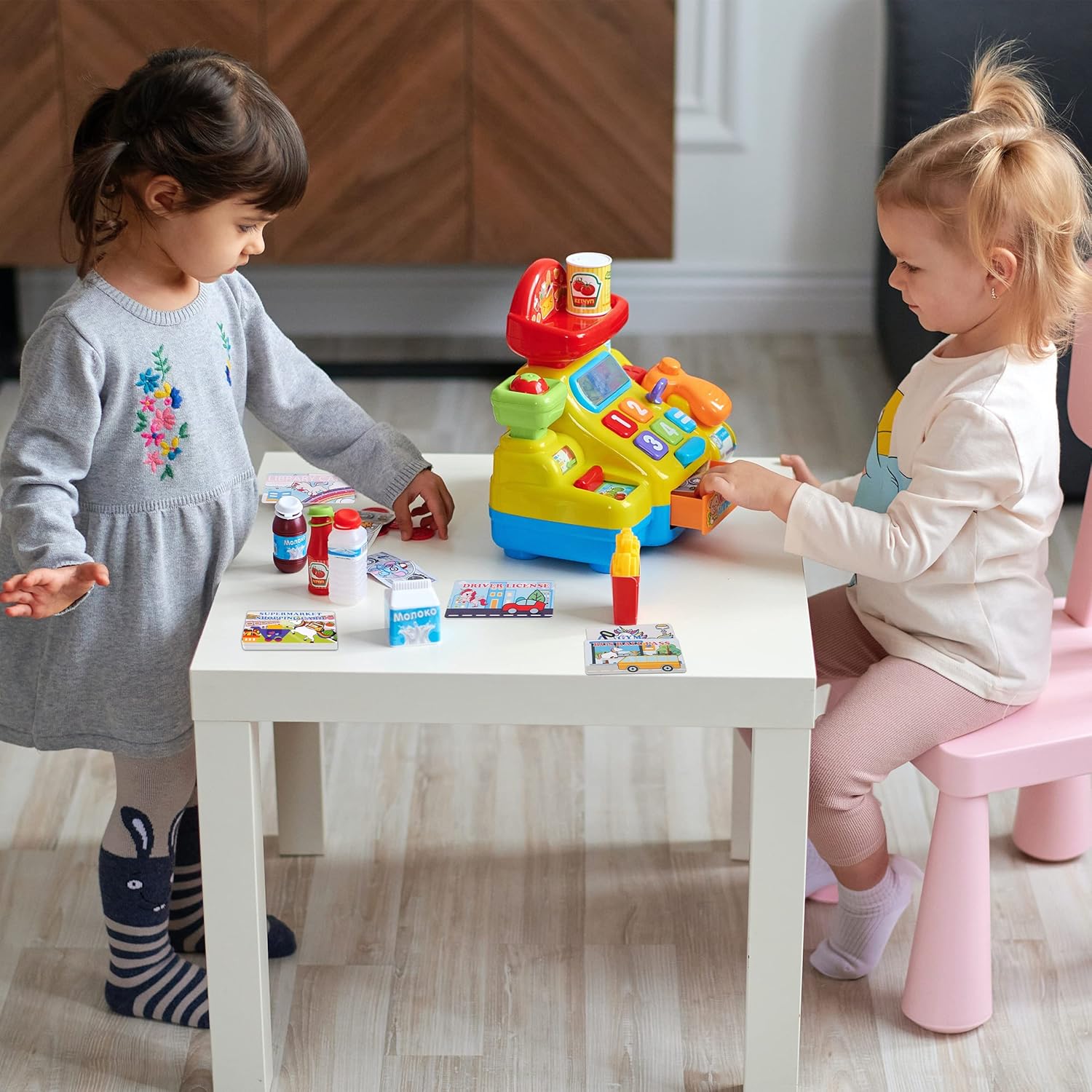 Tarjetas de crédito falsas para niños, tarjetas de crédito de unicornio para niñas, licencia de conducir, tarjetas de juego de membresía, tarjetas