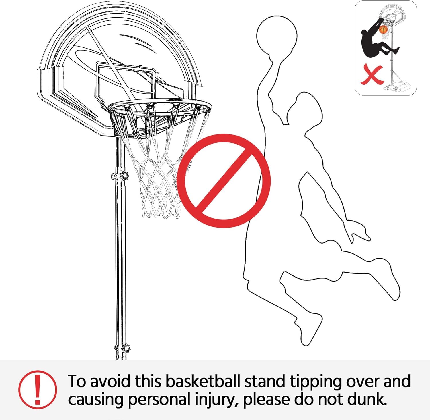 Topeakmart Aros y porterías de baloncesto portátiles de 7 a 9 pies con sistema de aro de baloncesto extraíble para jóvenes, para exteriores, juego