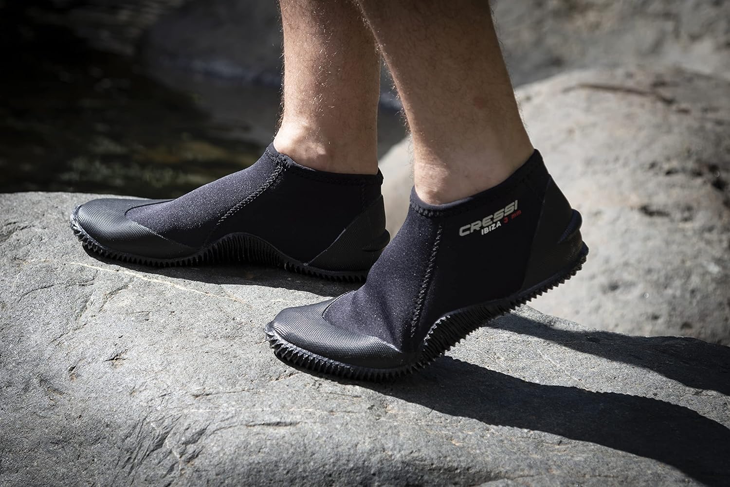 Cressi Botas de buceo de neopreno para adultos con suela de goma antideslizante para deportes acuáticos  Ibiza 0.118 in