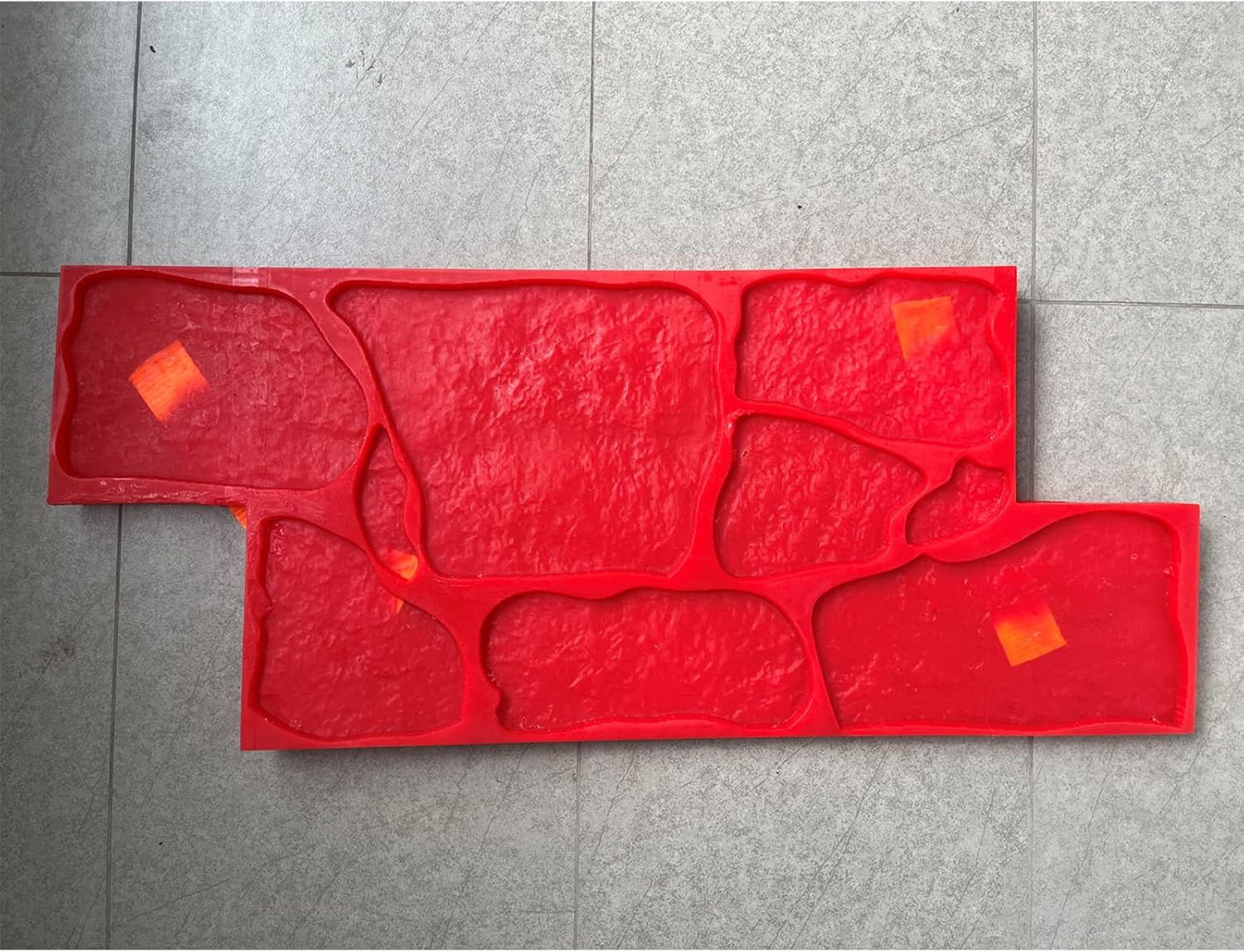 Estera realista de textura de pizarra con textura de hormigón Texturas de suelo de piedra Estera de sello sin costuras de hormigón Sellos de