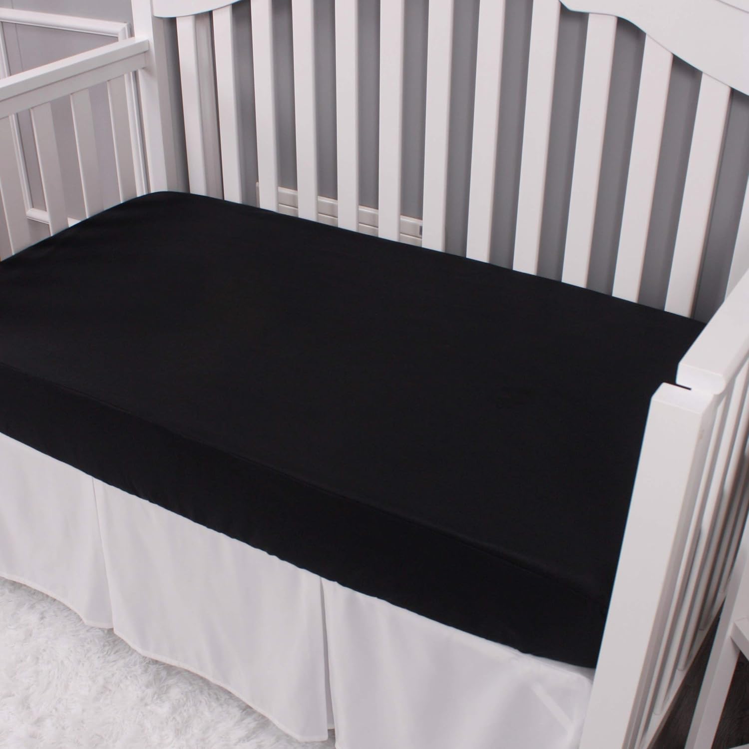 Paquete de 3 sábanas suaves e impermeables para cuna, lavables a máquina, fundas de colchón para cuna y niños pequeños, juego de sábanas de